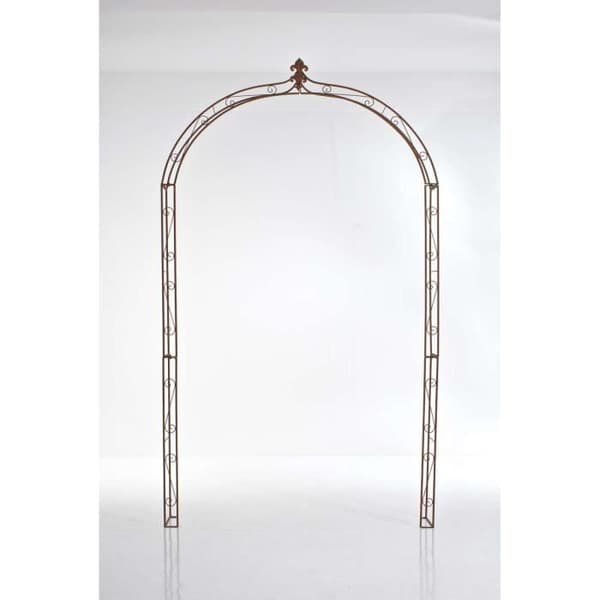 CLP Rose arch ANNA, tillverkad av metall, pulverlackerad, välj upp till 3 färger250 cm - antikbrun CLP