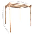 Miniatyrbillede 4 af 4: pergola 170x170x220 cm bambus