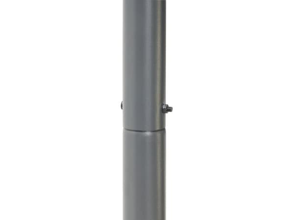 Pergola Mørkegrå Polyester Stål 282 x 294 cm Stoffskygge Metallramme Hagepaviljong