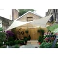 Miniatyrbild 1 av 3: Perel square shade segel - Creme färg - 5 x 5m