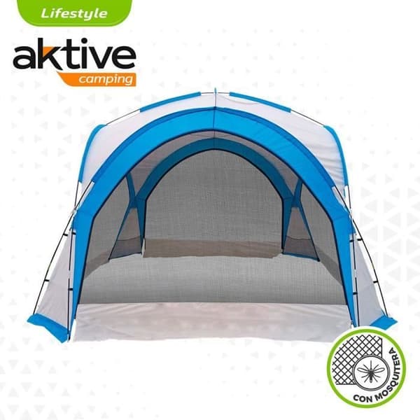 Campingtält - Aktive - 350x350x260 cm - Vattentät - Myggskydd - Fällbar