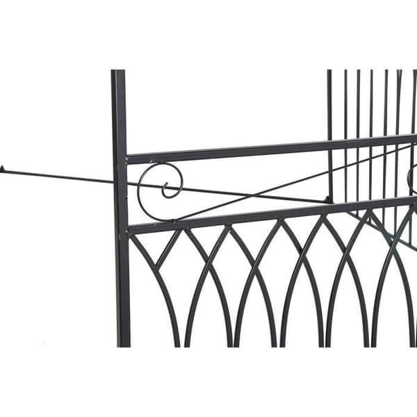 svart järn pergola