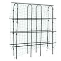 Miniatyrbillede 4 af 4: Havebue Trellis, Holdbar Stål Konstruktion, Understøtter Klatreplanter, Nem Montering
