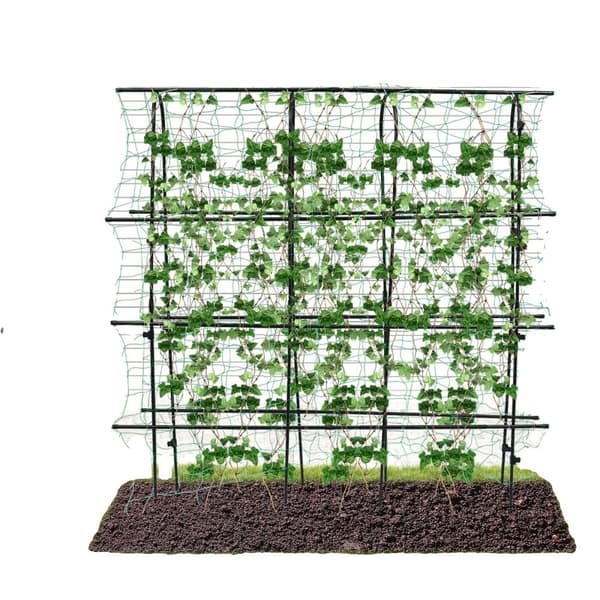 Havebue Trellis, Holdbar Stål Konstruktion, Understøtter Klatreplanter, Nem Montering