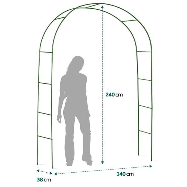 Trädgårdspergolabåge 240 cm Plonos PL-990