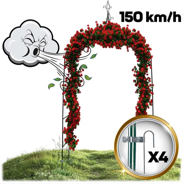 Puutarhapergolan kaari 265 cm Plonos PL-991