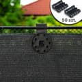 Miniatyrbillede 6 af 9: Skærmnet 1,5x25m 110g/m2 + 50 klemmer grå