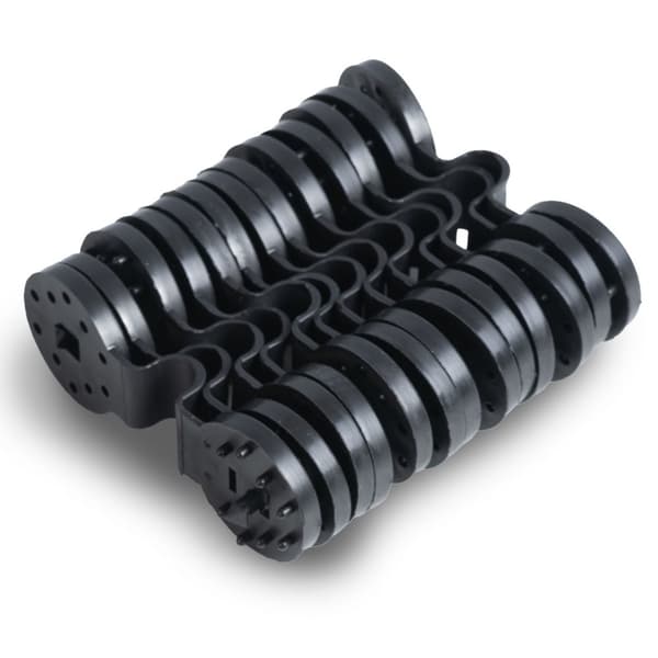 Varjostinverkko 1,5x50m 110g/m2 + 50 puristinta harmaa