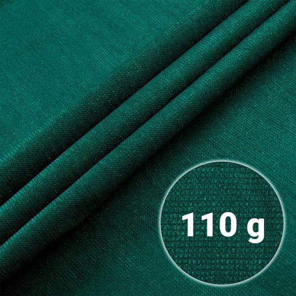 Skuggnät 1,2x50m 110g/m2 + 50 klämmor grön