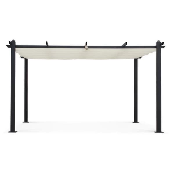 CORDOBA aluminium pergola - Ecru - 4 x 3 m