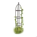 Miniatyrbild 1 av 6: Relaxdays Trädgårdsbåge för rosor klättrande växter pergola Obelisk för trädgården stöd metal 190 cm