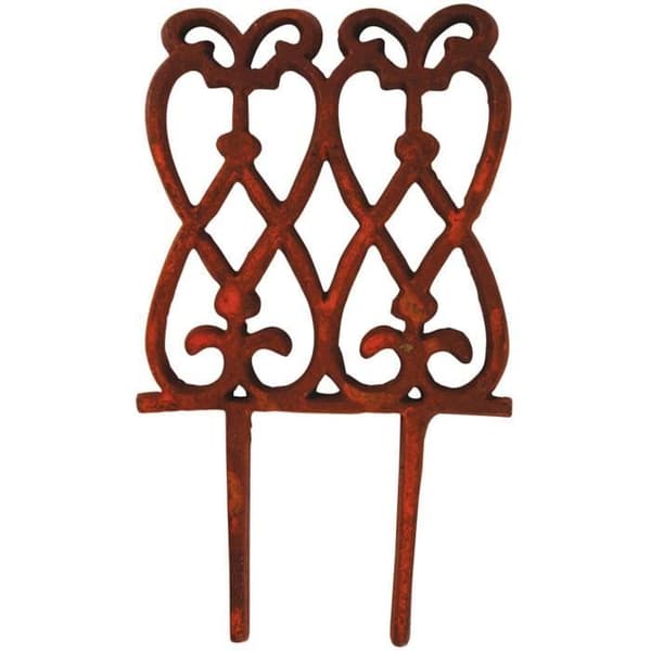 Dekorativ pergola - Esschert Design - Stål - Rostbrun - 27,6 cm - Trädgårdsskydd