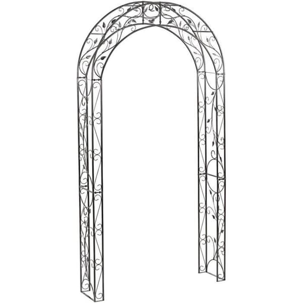 Båge av rosor - Dehner - Kornvall - Metall - Grå Svart - 236 x 118 x 31 cm