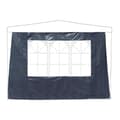 Miniatyrbild 6 av 6: Relaxdays Sidepanel för paviljong, set om 4, 2x3 m, sidopaneler med fönster och blixtlås, blå