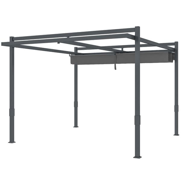 Pergola, 358x320 cm, Harmaa