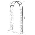 Miniatyrbillede 3 af 9: Havebue Trellis, 114x30x230 cm, Sort