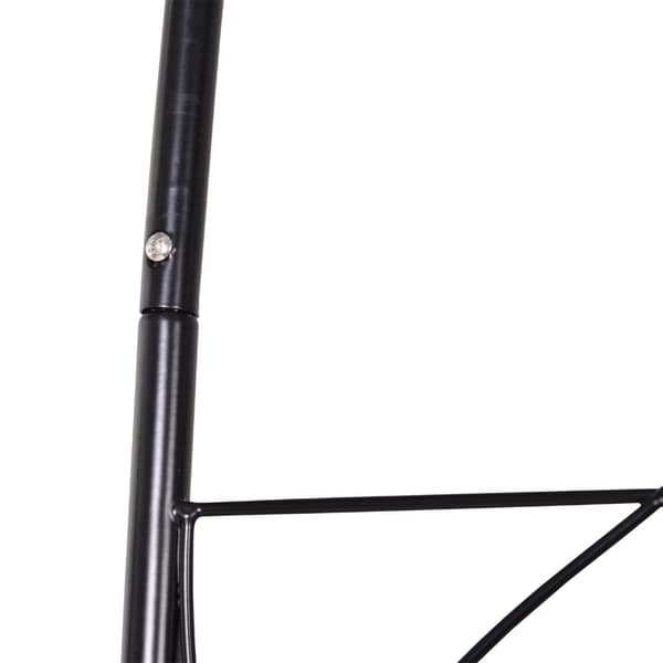 Havebue Trellis, 114x30x230 cm, Sort