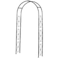 Miniatyrbillede 1 af 9: Havebue Trellis, 114x30x230 cm, Sort