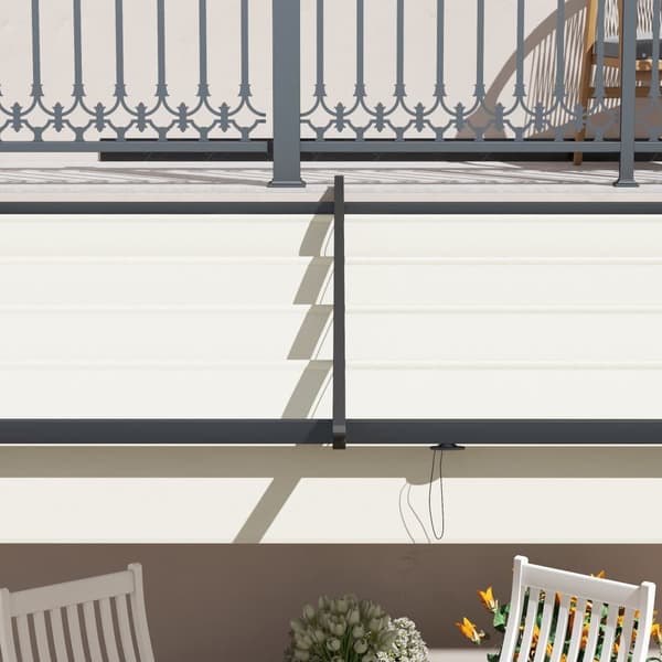 Paviljong, 297x297x200/230 cm, Kräm