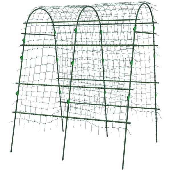 Espalier til Klatreplanter, 144x167x206 cm, Grøn