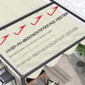 Miniatyrbillede 4 af 9: Udskiftning af baldakin, 2.85x2 m, Creme Hvid