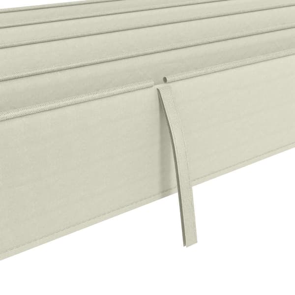 Udskiftning af baldakin, 2.85x2 m, Creme Hvid