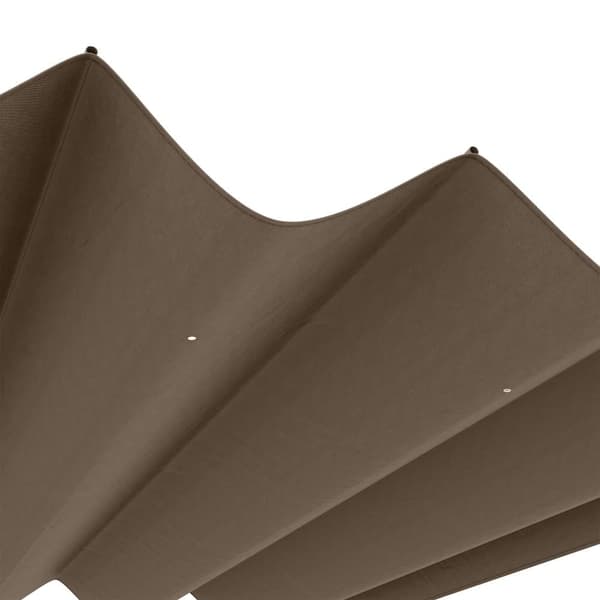 Pergola Canopy Udskiftning, 84C-175, 286x245 cm, Kaffe