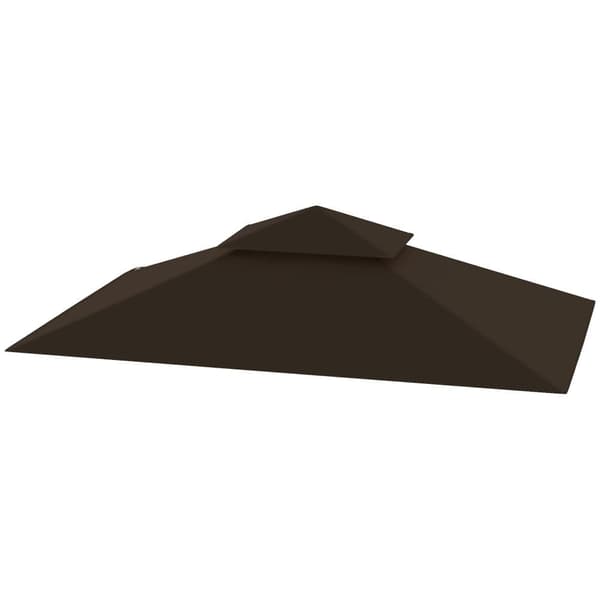 Ersättningstak för Grillpaviljong, 1.5x2.4 m, Kaffe