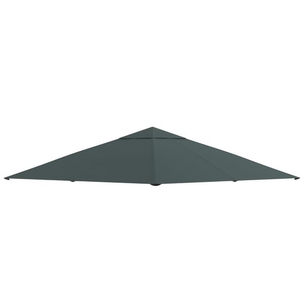 Paviljongtak, 3x3m, Mörkgrå