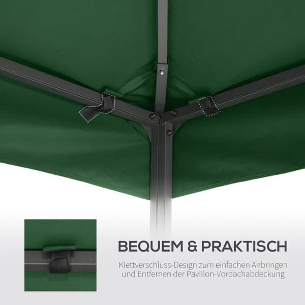 Paviljongin katon vaihto, 3x3m, hiiligraniitti