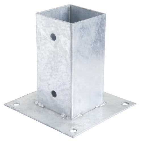 Stödpärgel - Icke specificerad - 91x91mm - Galvaniserad - Metall - Fyrkantig