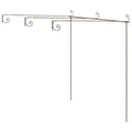 Miniatyrbild 2 av 2: Pergola antikbrun 3x3x2,5 m järn