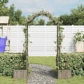 Miniatyrbild 2 av 2: Pergola med odlingslåda grå massivt granträ