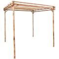 Miniatyrbild 1 av 2: Pergola bambu 170x170x220 cm