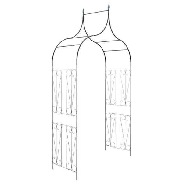 Pergola för klätterväxter mörkgrön
