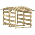 Miniatyrbild 2 av 2: Pergola med tak 2 delar 100x90x100 cm impregnerad furu