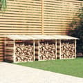 Miniatyrbild 1 av 2: Pergola med tak 3 delar 100x90x100 cm impregnerad furu