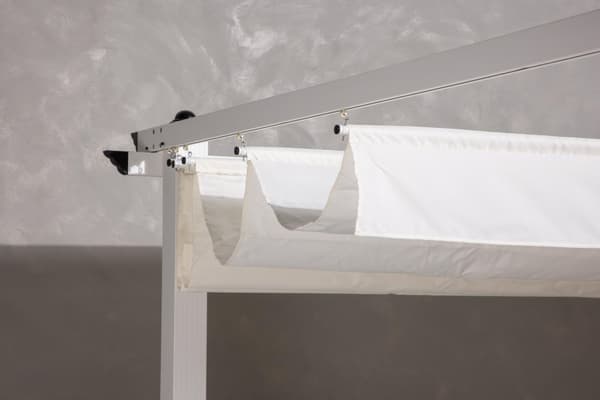 FURNLUX PERGOLA FÖR UTOMHUSBRUK LAZIO VIT 295CM