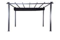 Miniatyrbild 4 av 6: FURNLUX UTOMHUS PERGOLA LAZIO SVART 395CM