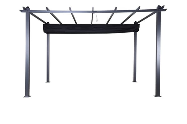 FURNLUX UTOMHUS PERGOLA LAZIO SVART 395CM