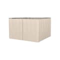 Miniatyrbild 1 av 6: Outsunny Gazebo sidopaneler 3x3m, 302 L x 205 H cm, med krokar, C-ring, utan gazeboramme, beige