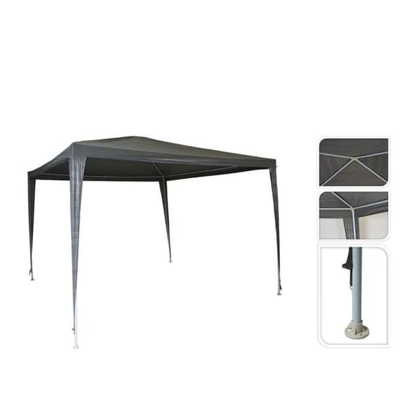 ProGarden Tält för mottagning 300x300x245 cm Grå 441884