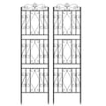 Miniatyrbillede 1 af 2: Metal Havebue, Elegant Design, Nem at Samle,sort
