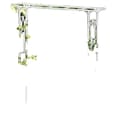Miniatyrbillede 1 af 2: Havebue, Holdbar Metal Konstruktion, Nem Samling,HVID