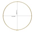Miniatyrbillede 1 af 2: Metal Bryllupsbue, Elegant Guld Finish, Nem Samling,Guld