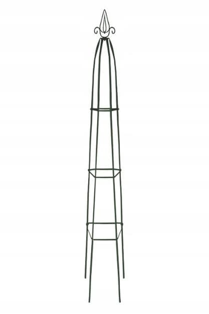 Metallträdgårdsstöd 200x40x40cm fyrkantigt för klätterväxter