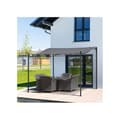 Miniatyrbild 2 av 6: Outsunny Pergola Trädgårdspaviljong Metalltält Grå 297x297cm för Trädgård Terrass Balkong