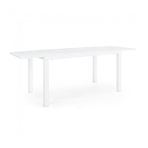 FÄLLBART HILDE BORD 140/210X77CM VIT FÖR UTE- INOMHUS I TRÄDGÅRDEN