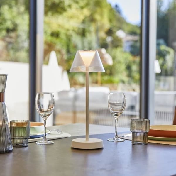 Trådlampa - LUMISKY - BEVERLY WHITE - H34 cm - Varm vit LED