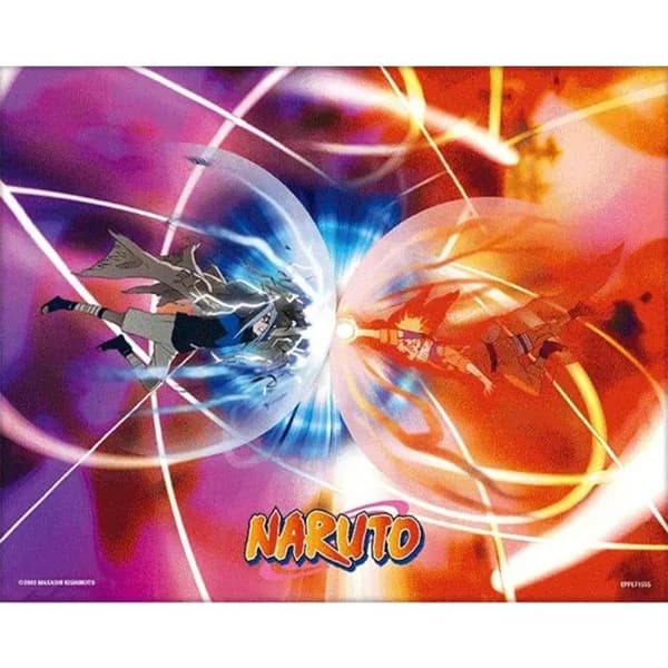 Cadre Naruto Effet Animé 3D - En Sammanstötning av Kraft